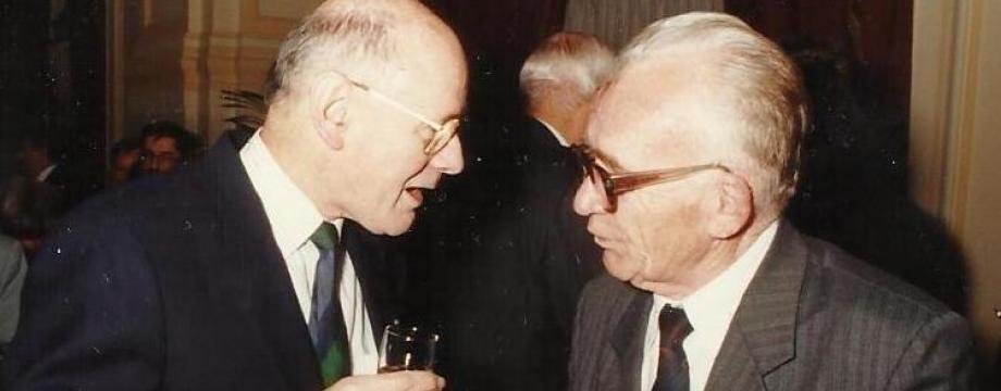 Le premier ambassadeur de la Rpublique franaise en Rpublique slovaque Michel PERRIN et crivain slovaque Ladislav AK